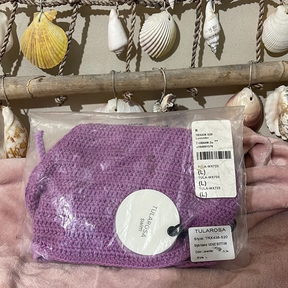 Tularosa Genie Bikini Bottom in Lavender BNWT Large